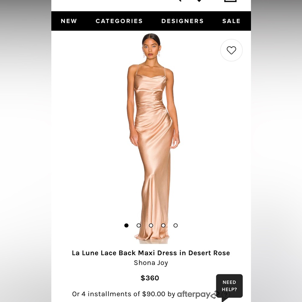 Bought for wedding but decided to wear a different dress. Size 4